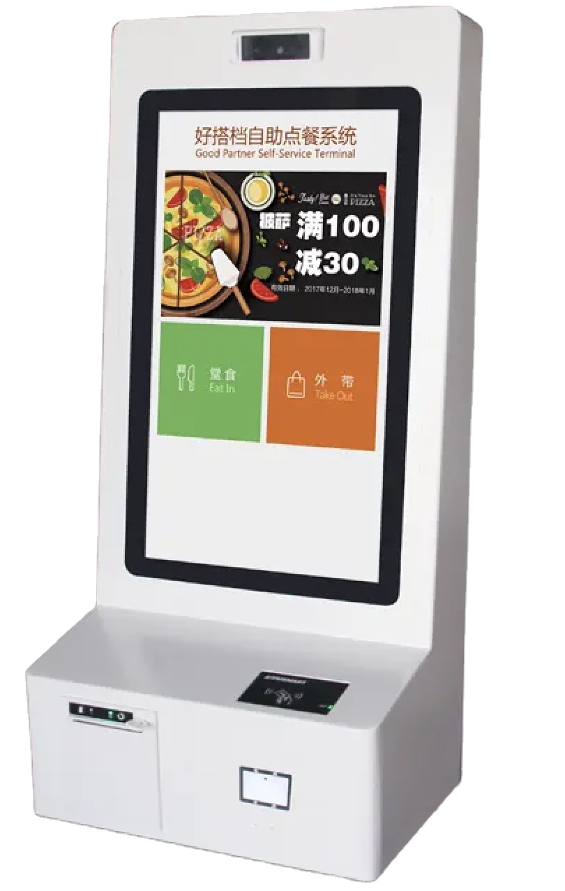 Retailers' Must-Have Self-Service Digital Kiosk with 128GB SSD Storage and 8GB Memory