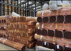 China Cu ETP Copper Pipe Tube Refrigerator 4mm Od Brass Tube wholesale