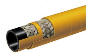 China 600PSI Steel Braided Air Hose , 3'' Oil Resistant Air Hose wholesale