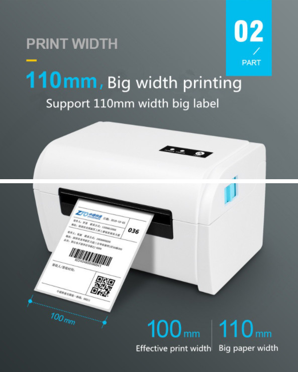 110mm Bluetooth Waybill Printer