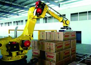 China Beverage Industry Robotic Packaging Machinery , Packaging Robots Higher Level Safety wholesale