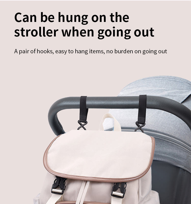 Mother Baby Diaper Bag OEM Customize Multi Function Backpack Waterproof Diaper bag