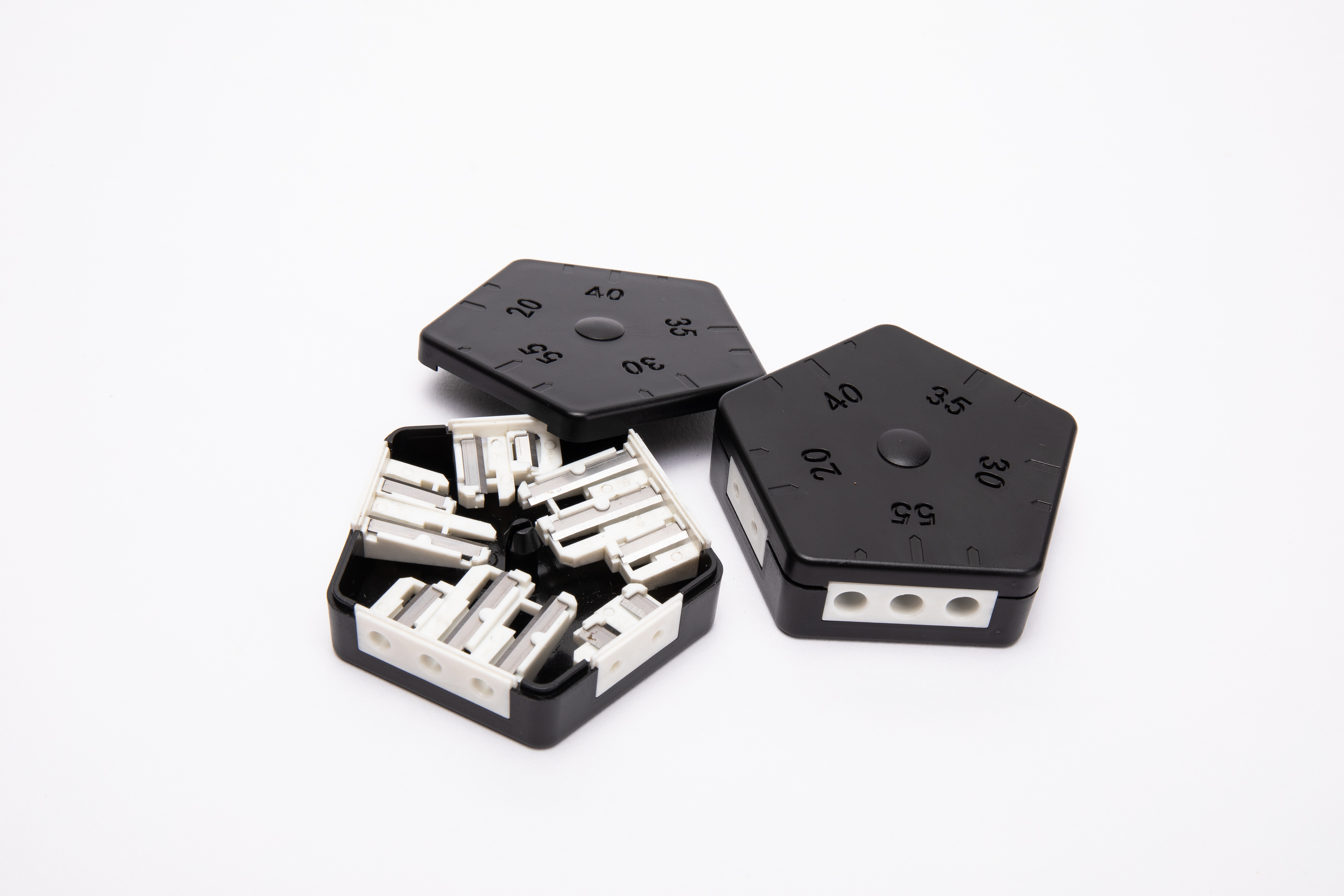 ABS Clock Pattern Pencil Lead Sharpener Alloy Steel