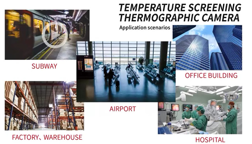 Terminal School 0.5M 5.0MP IR Temperature Camera