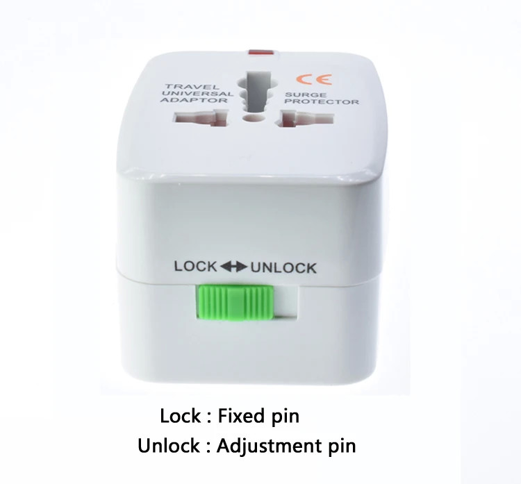 2 USB Global Travel Adapter , Multi Function 931L 250V Smart Socket Adapter Plug