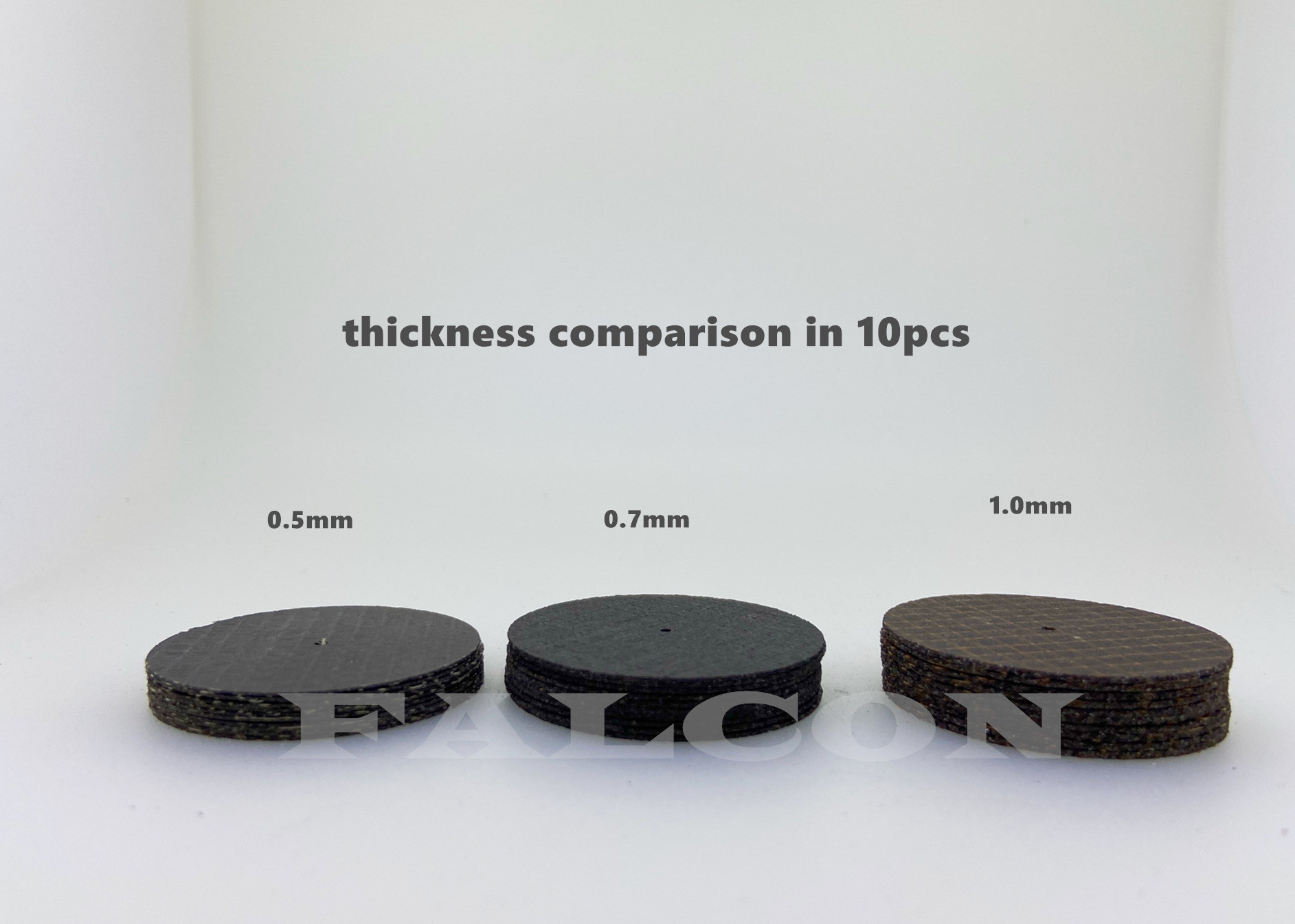 Black Reinforced Dental Diamond Discs 0.7mm Cut off Grinding Wheel