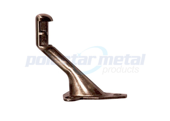 3 Inch Decorative Door Hardware Brushed Chrome Heavy Duty Handrail Brackets