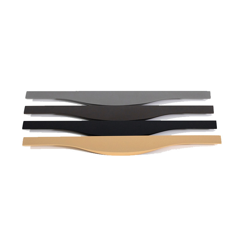 30inch Black Customzied Aluminium Door Pull Handles For Kitchen Cabinet