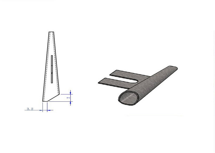 Customized Precision Stainless Ultrasonic Face Mask Machine Accessories Nose Strip Hopper