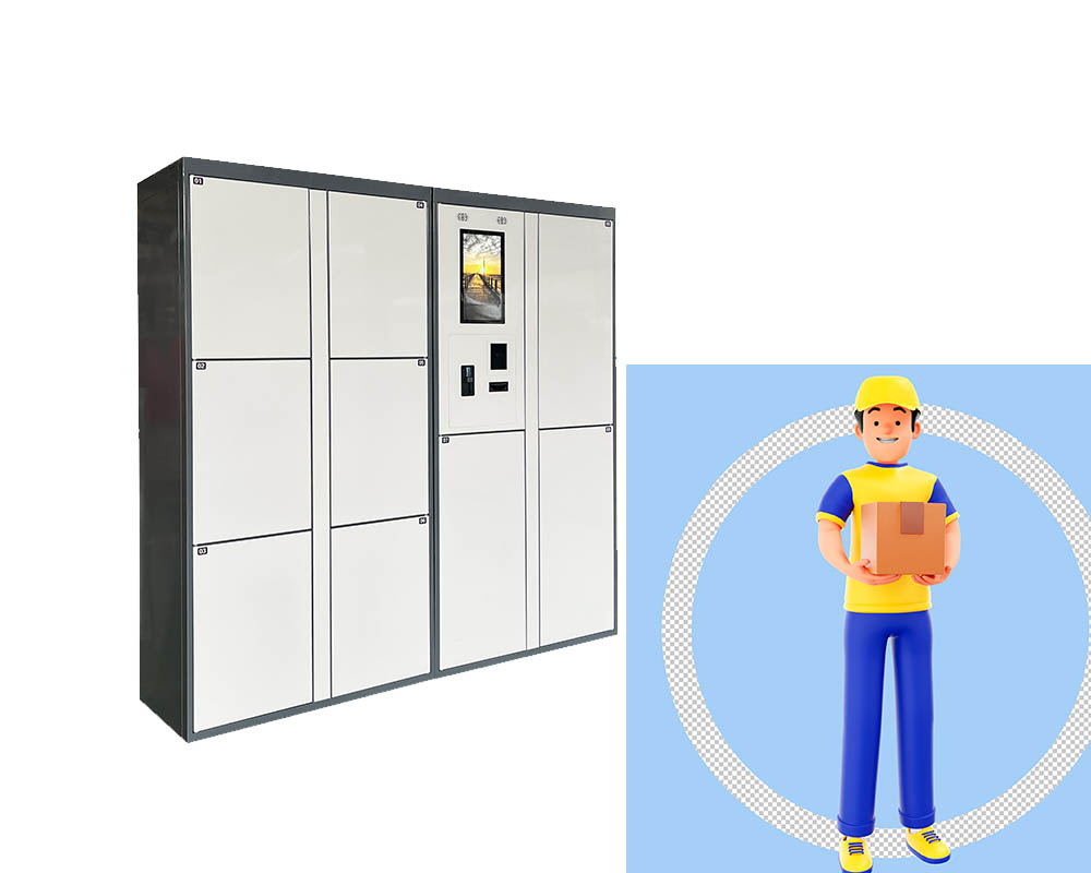 Customized China Intelligent Parcel Delivery Locker Express Cabinet