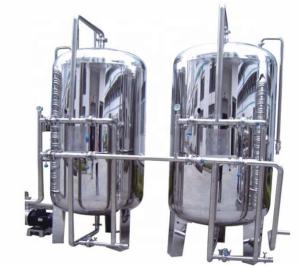 China SS304/SS316 Water Nozzle TPSF Automatic Backflush Quartz Sand Filter for Water Treatment wholesale