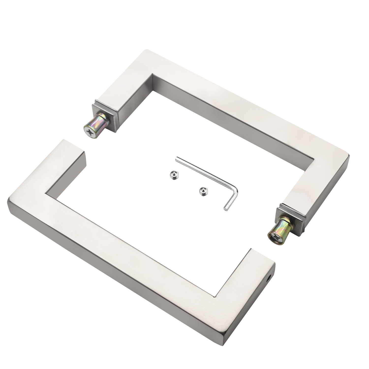 Modern Design Stainless Glass Door Handle for Back To Back Building Standard Internal