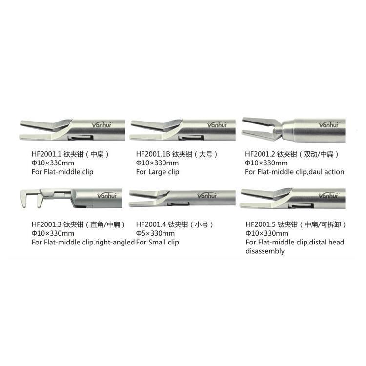 Laparoscopy Instrument Titanium Clip Applicator Medical Surgical Grasper