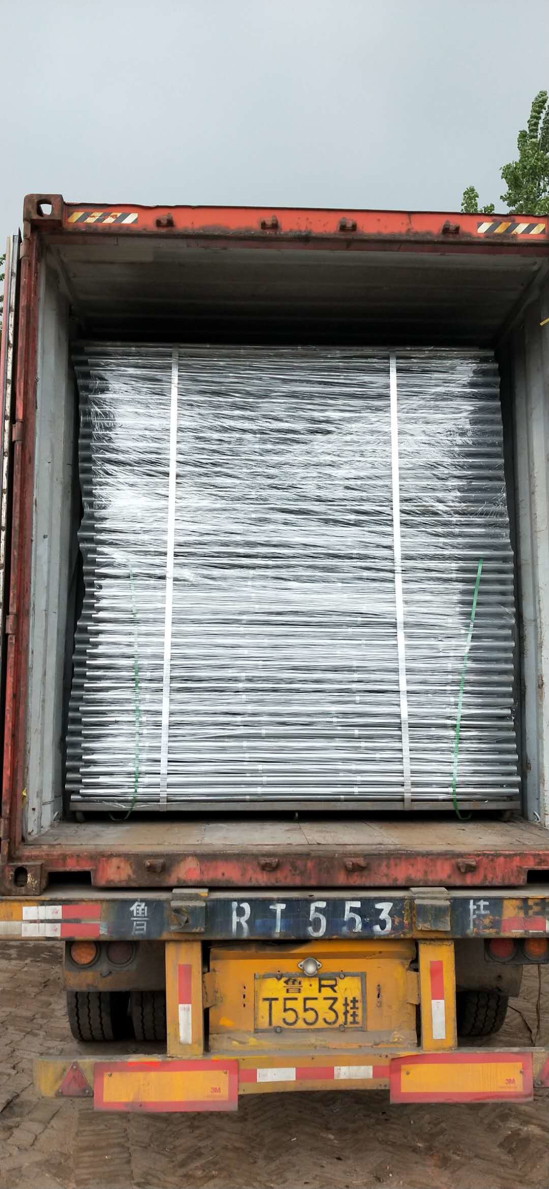 Chain Link 8x12ft Temporary Security Fencing With 11.5ga Diameter Wire