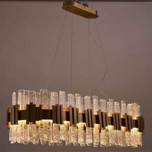 China Clear / Transparent Glass Pendant Lamps Elegance And Durability wholesale