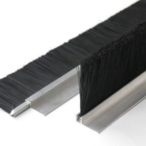 China ODM Nylon Dust Commercial Door Brushes Strip Seal 15mm wholesale