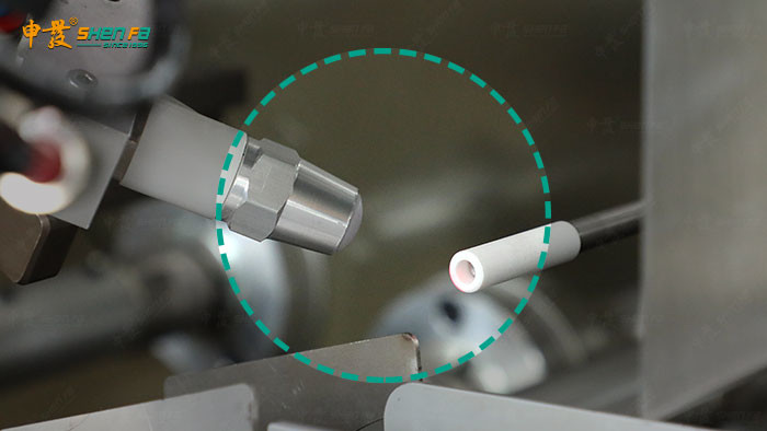 Ceramic Round Tube Single Color Automatic Screen Printing Machine Led Curing