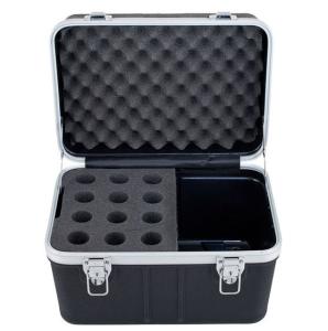 China 12pcs ABS Wireless Microphone Flight Case Aluminum And Foam wholesale
