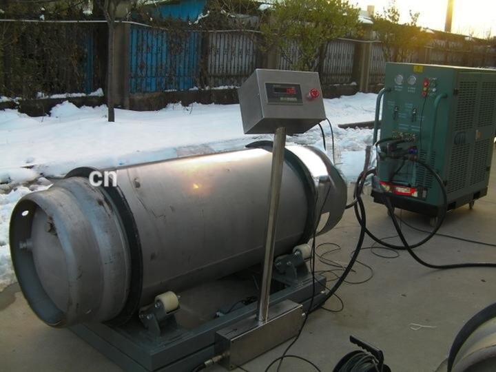 5HP Refrigerant ISO Tank Gas Recovery Unit Ac Charging Equipment R134a R22 Recovery Charging Machine