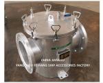 Main Engine Sea Water Strainer Szie-8"-Dn200 Carbon Steel Body Stainless Steel