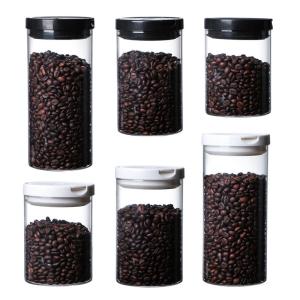 China 650ml 750ml 950ml Food Glass Storage Jars Dia 9.5cm With Plastic Lid wholesale