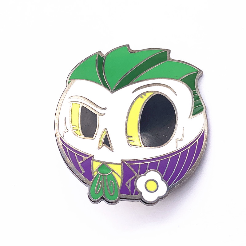 Eggplant Shape Hard Enamel Lapel Pins Custom Size With Epoxy Coating