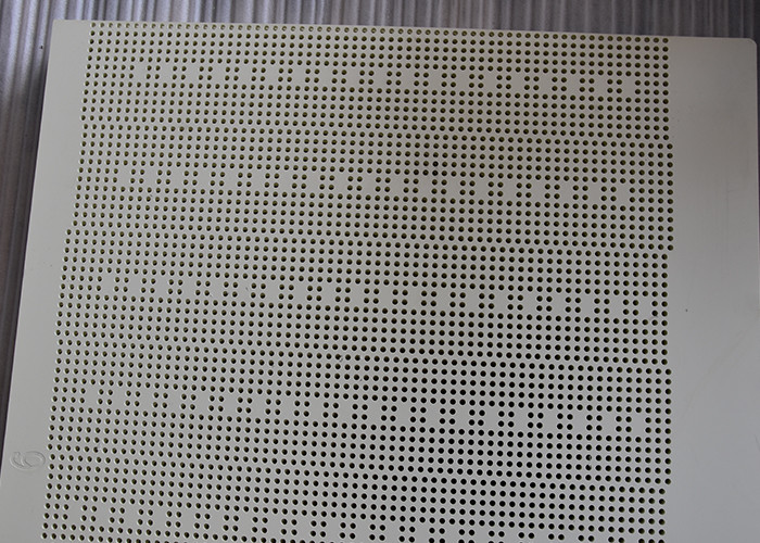3mm Thickness White Plastic Perforated Sheet For Speaker Grill