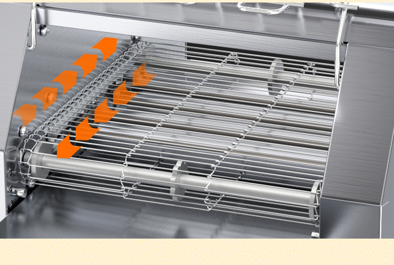 NO App-Controlled Commercial Electric Bread Toaster with 20.5kg Capacity