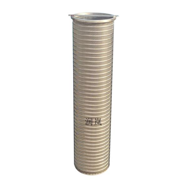 7-1/16" dia x 32" L Stainless Steel Wedge Net Basket Filter Bag for Effective Filtration