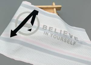 China Custom Reflective Silver Logo Heat Transfer Label For Clothing wholesale