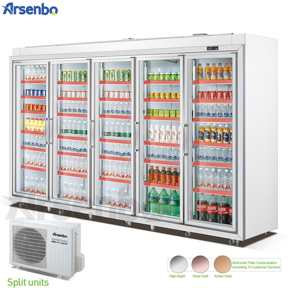 Multiscene Commercial Beverage Refrigerator SUS304/201 For Cold Drinks