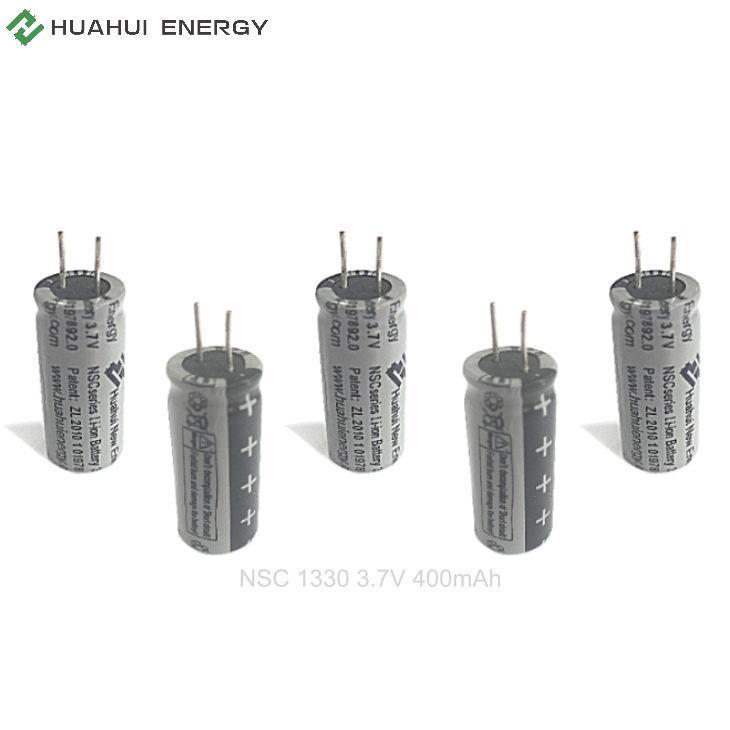 NSC1330 400mAh 3.7V Rechargeable Li Ion Battery Cell Huahui Energy