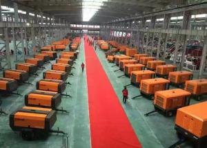China Oil Lubricated 9M3/Min 1.4Mpa Portable Diesel Air Compressor wholesale