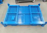 Industrial Large Stillage Pallet Cage Powder Coating Half Height