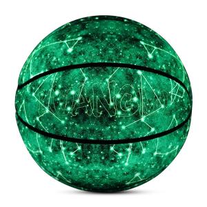 China Basketball Official Size 7 Light Up Streetball Fluorescent Bright Basketball Ball for Night Game wholesale