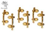 Funeral Decoration Casket Handles Wholesale , Golden Adult Coffin Handles H9004