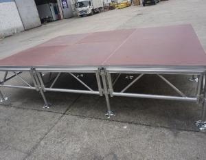 China 4ftx4ft Aluminum Indoor Outdoor Concert 30cm Foldable Stage Platform wholesale