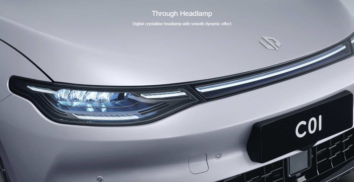 Leapmotor C01 Chinese Electric Sedan 525KM-717KM With Frameless Doors