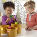 Unisex Children's Day Five Color Bucket Vegetable Soft Gum Fruit Set Kitchen