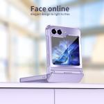Samsung Zflip5 Foldable Screen Luxury Phone Cases Shockproof Electroplate PC