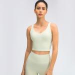 High Stretch Ribs Sweat-Wicking Gym Vests Womens Sportwear 2021 Slim Yoga Vest