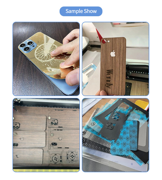 Mobile Phone Tempered Glass Screen Protector Cutting Machine , Daqin Laser Cutter