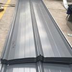 Colour Coated Steel Roofing Sheets 600-1250mm Black Gray Metal Galvanized