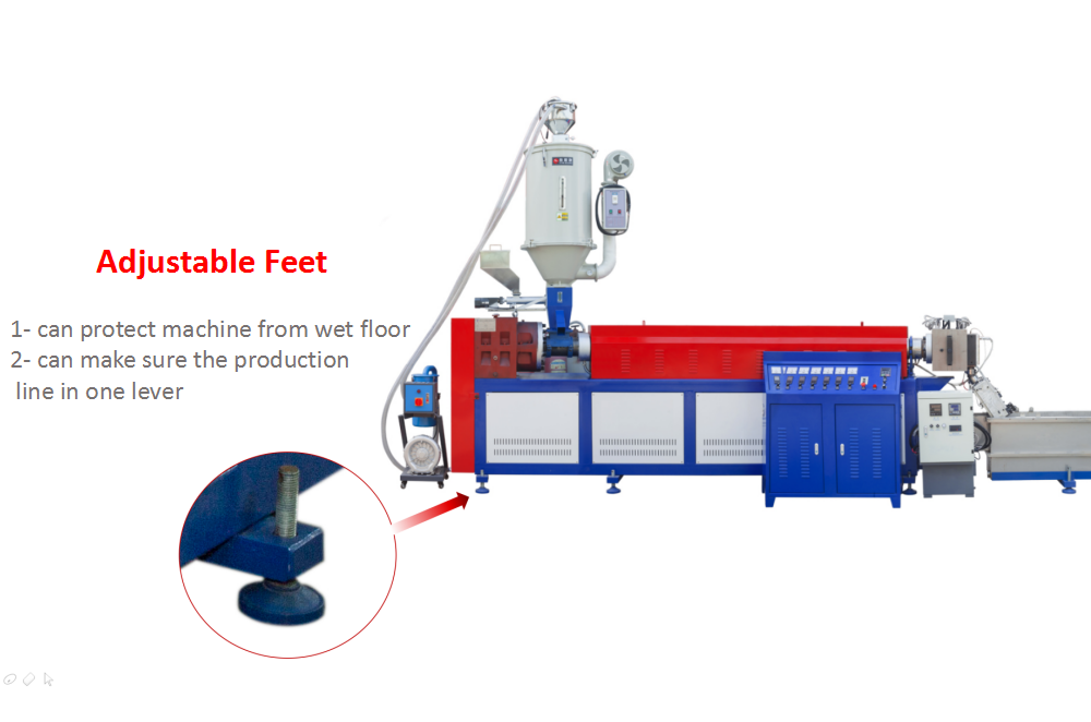 0.4-1.5mm PP Strap Production Line 200-300 KG/H 5-19mm Single Screw