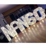 Stainless Steel LED Marquee Love Letters for Wedding Decor Lights Perfect