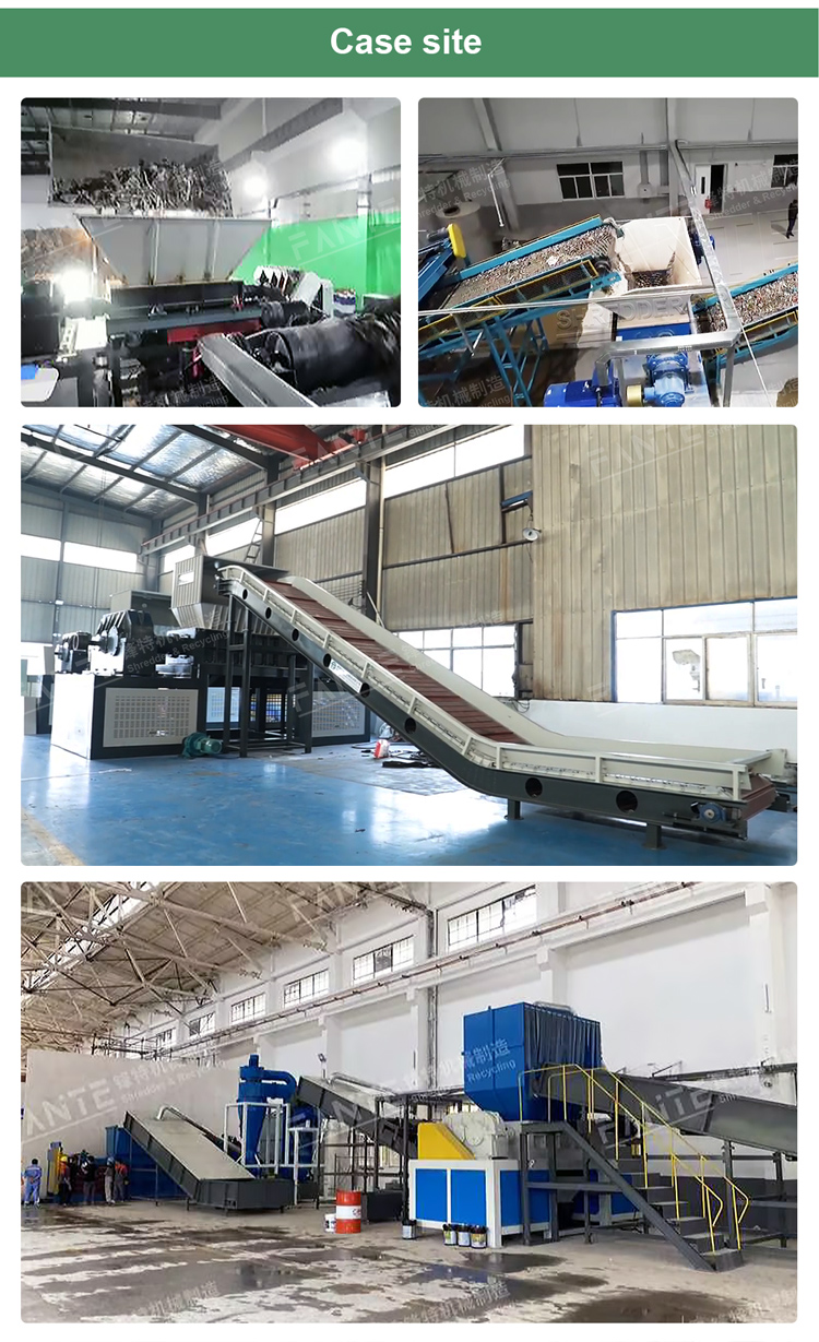 CE Certified Industrial Grade Two Shaft Shredder for Municipal Solid Waste Commercial Waste Hospital Waste