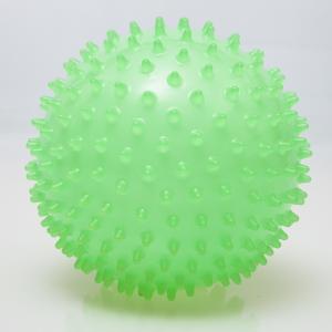 China PVC Glow In The Dark Size 15CM Inflatable Massage Ball For Kids wholesale