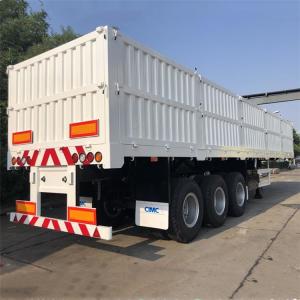 China 50 Tonne Tri Axle CIMC Dropside Cargo Semi Trailer wholesale