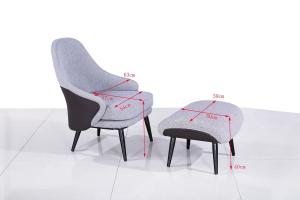 China Cotton And Linen Fabric 85cm Height Iron Pipe Sofa Set wholesale