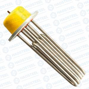 China Immersion Boiler Electric Flange Tubular Heating Element Explosion Proof wholesale
